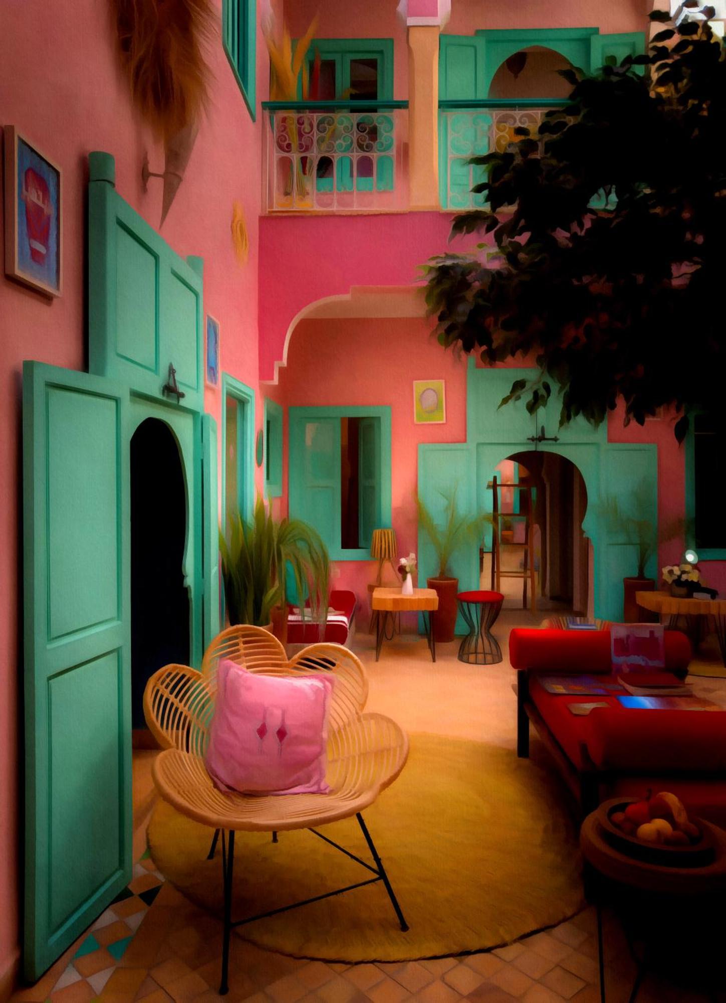 Riad Lauriers Blancs Marrakesz Zewnętrze zdjęcie